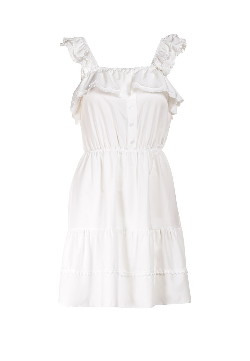 Biała Sukienka Allureida
