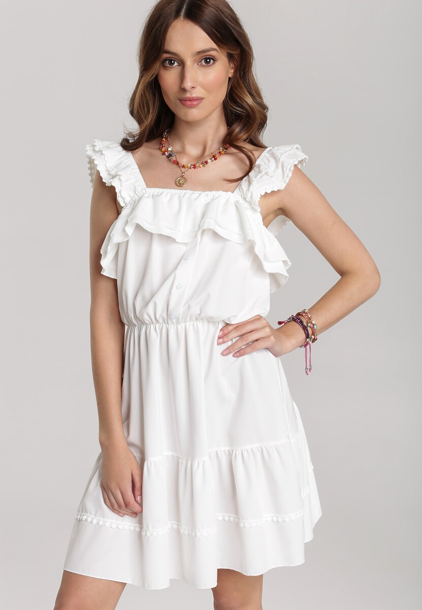 Biała Sukienka Allureida