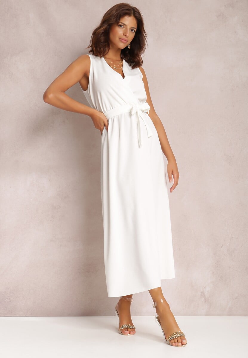 Biała Sukienka Limoronis