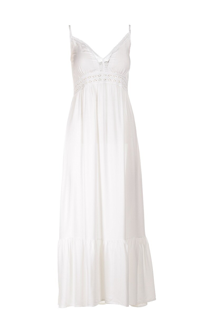 Biała Sukienka Poreithera