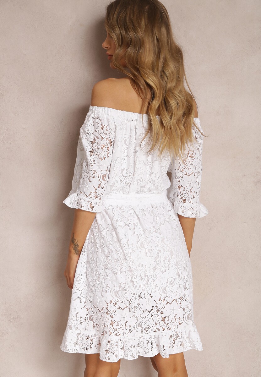 Biała Sukienka Aerila