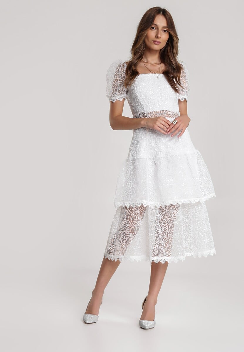 Biała Sukienka Pheliana