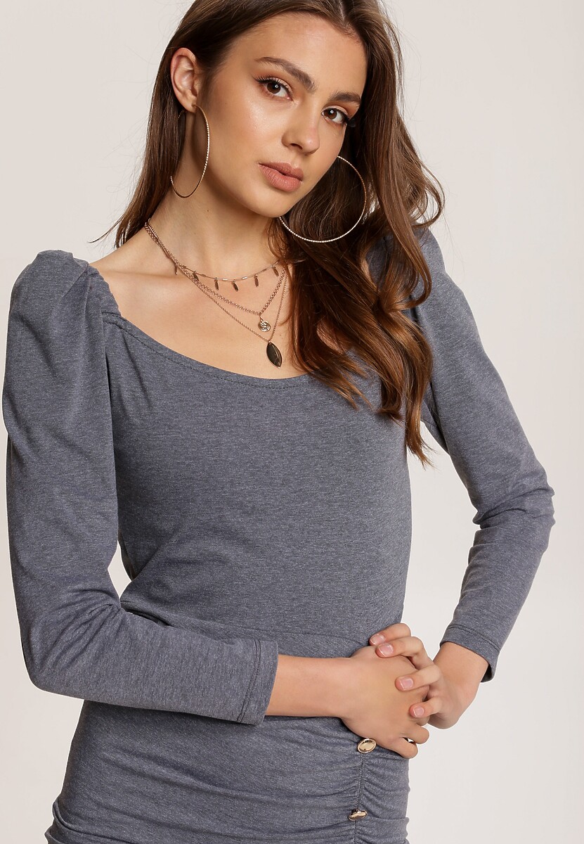Szara Sukienka Jilyss 4
