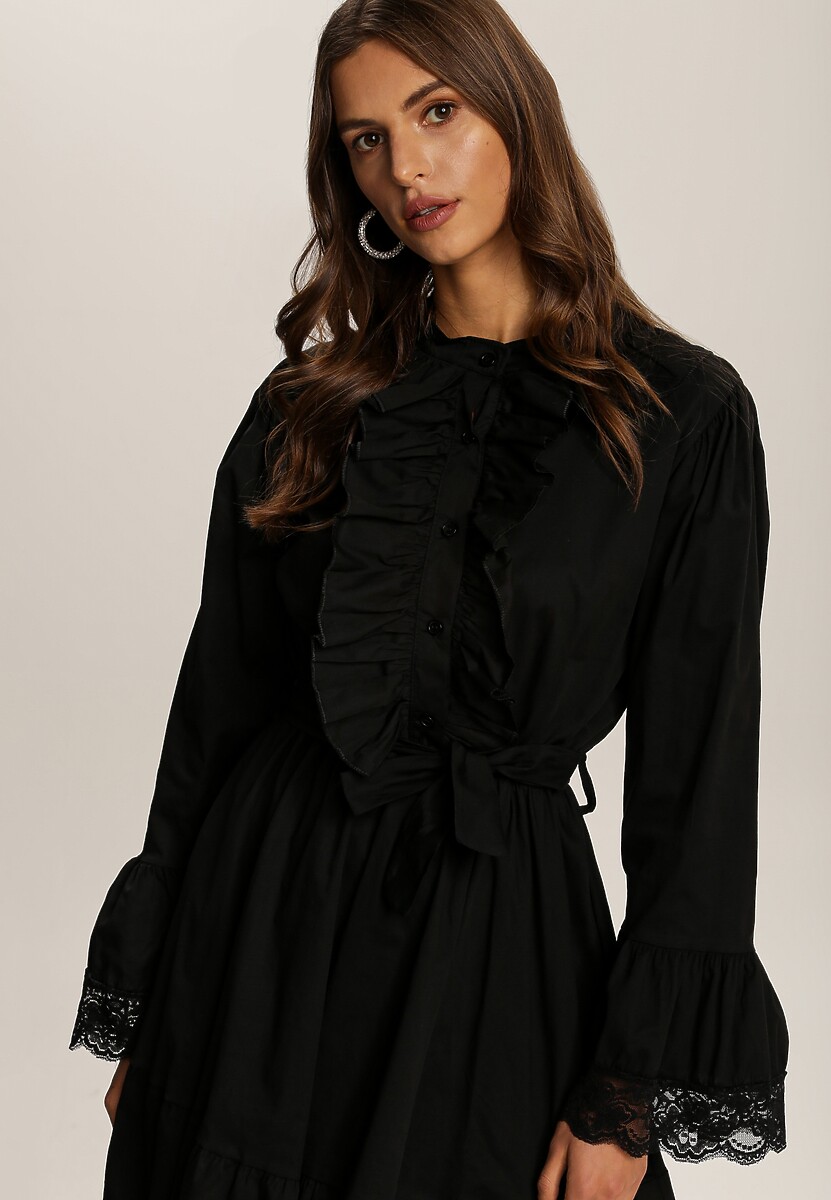 Czarna Sukienka Wranfaren