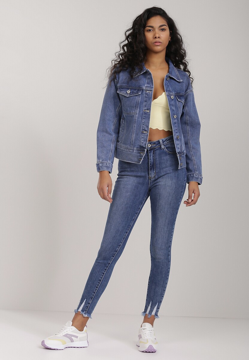 Niebieskie Jeansy Push Up Corineira 2