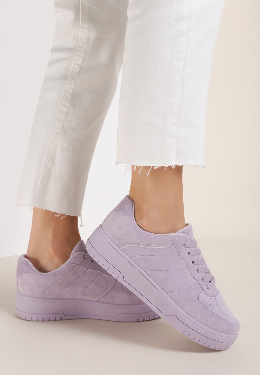 Liliowe Sneakersy Cive 2