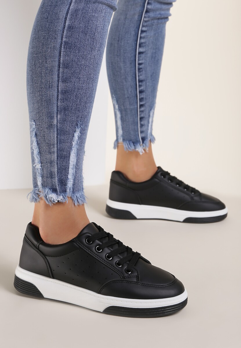 Czarne Sneakersy Deyja 1
