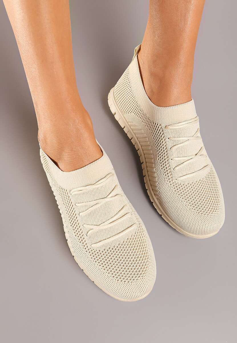 Pantofi sport bej Phalithoe 3