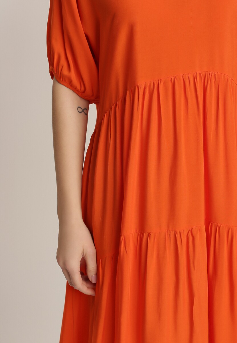 Pomarańczowa Sukienka Lepheasi
