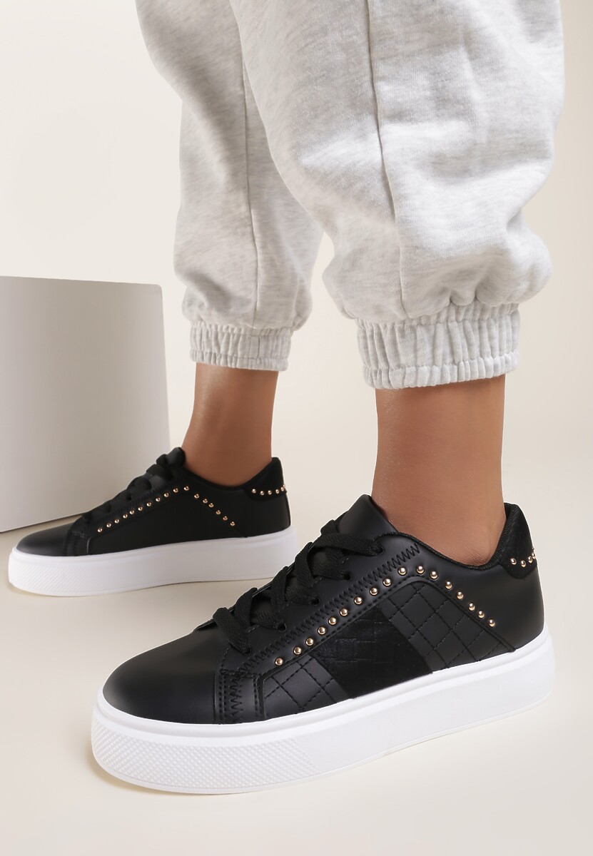 Czarne Sneakersy Amriel 1
