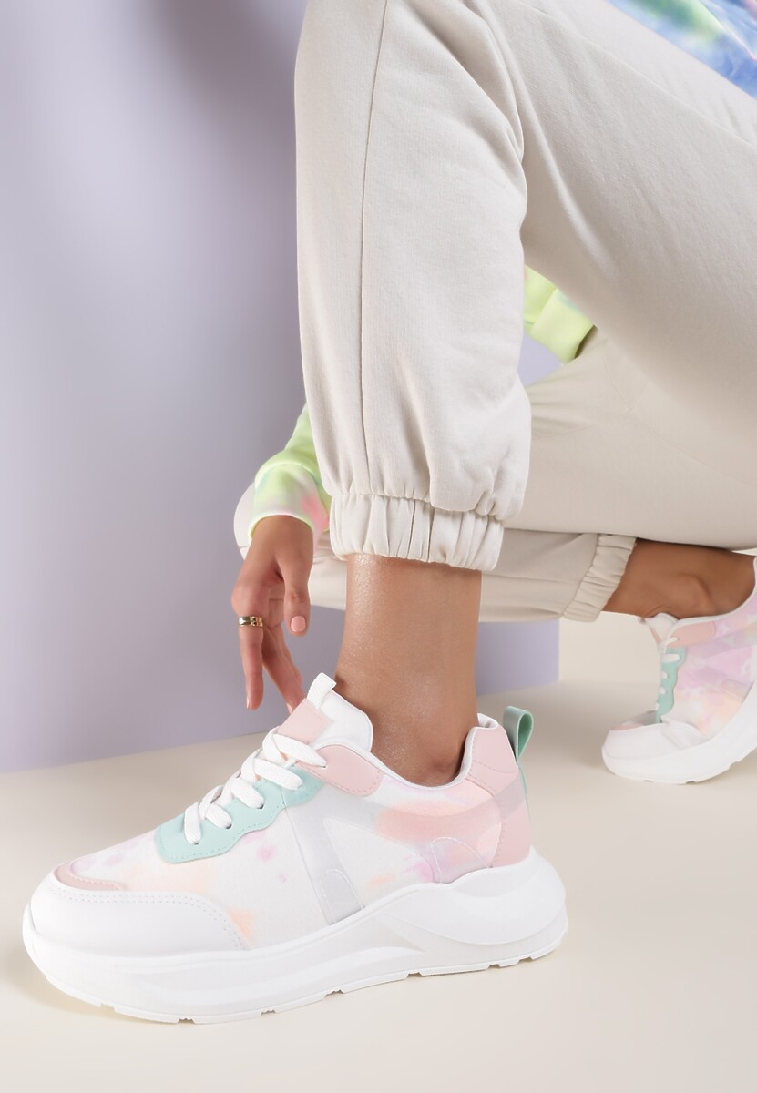 Różowo-Miętowe Sneakersy Danadelia 1