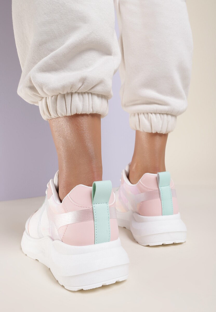 Różowo-Miętowe Sneakersy Danadelia 2
