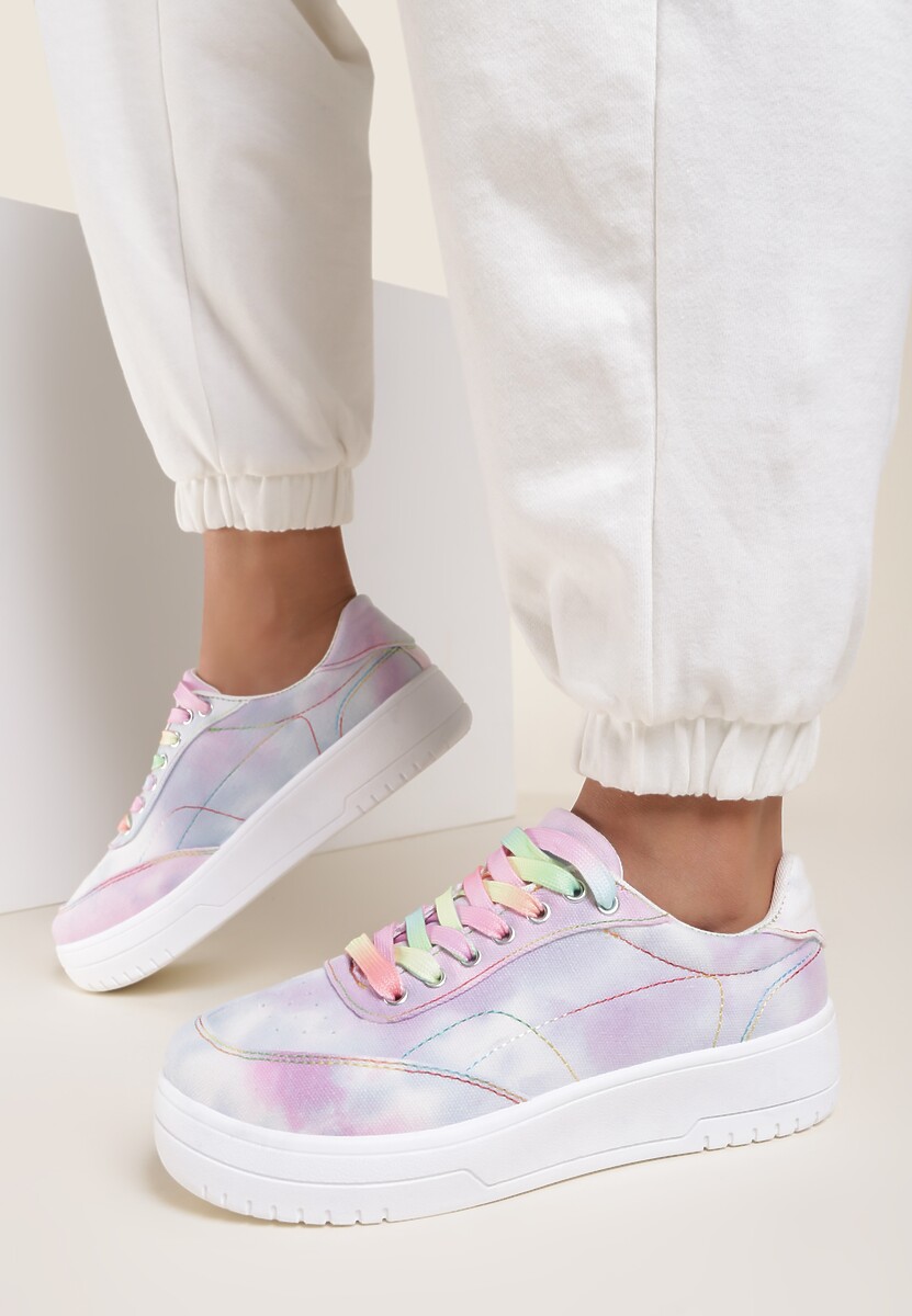 Liliowe Sneakersy Calylato 2