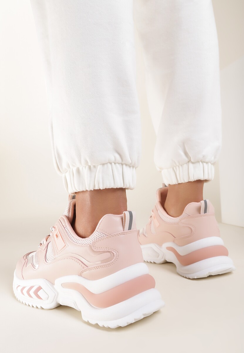 Różowe Sneakersy Pisidise