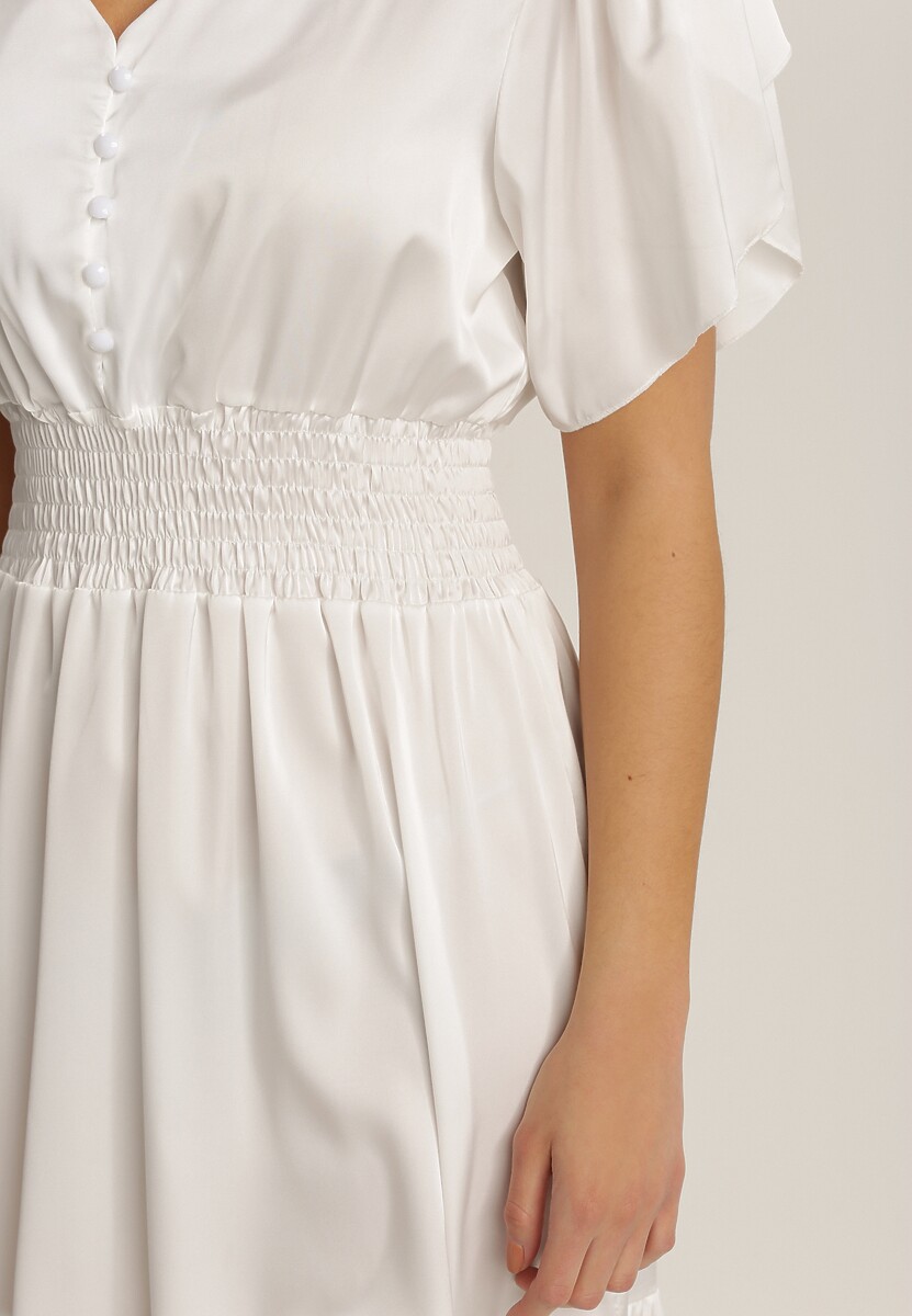 Biała Sukienka Anthenia