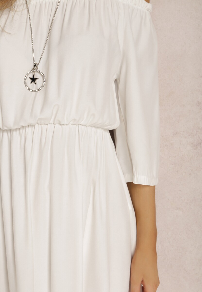 Biała Sukienka Uhrera
