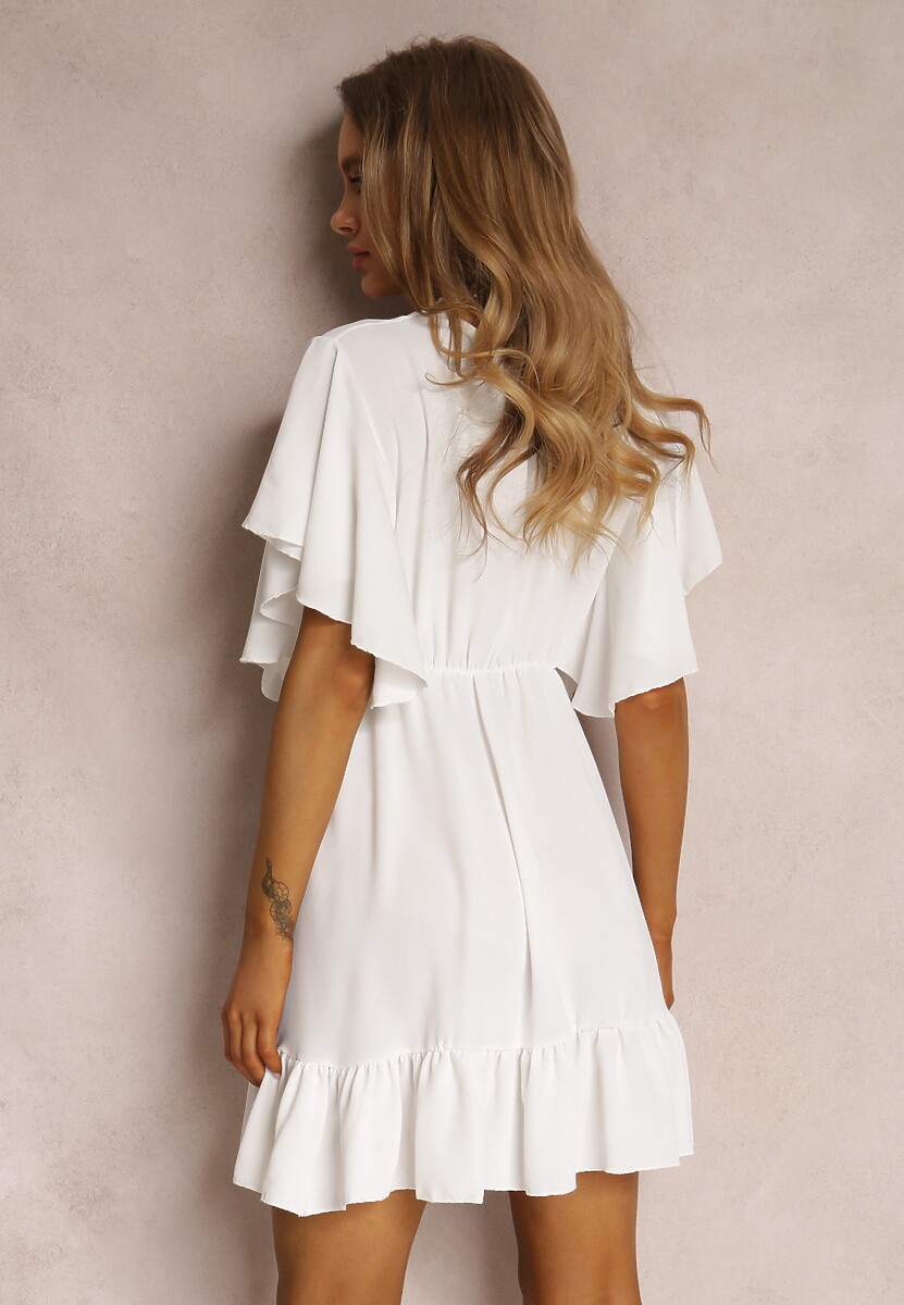 Biała Sukienka Clamei