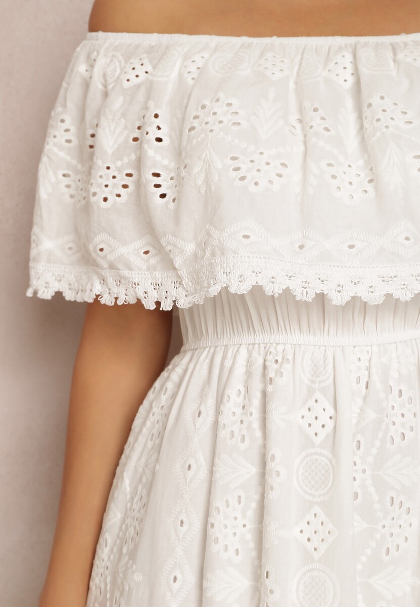 Biała Sukienka Prisilis