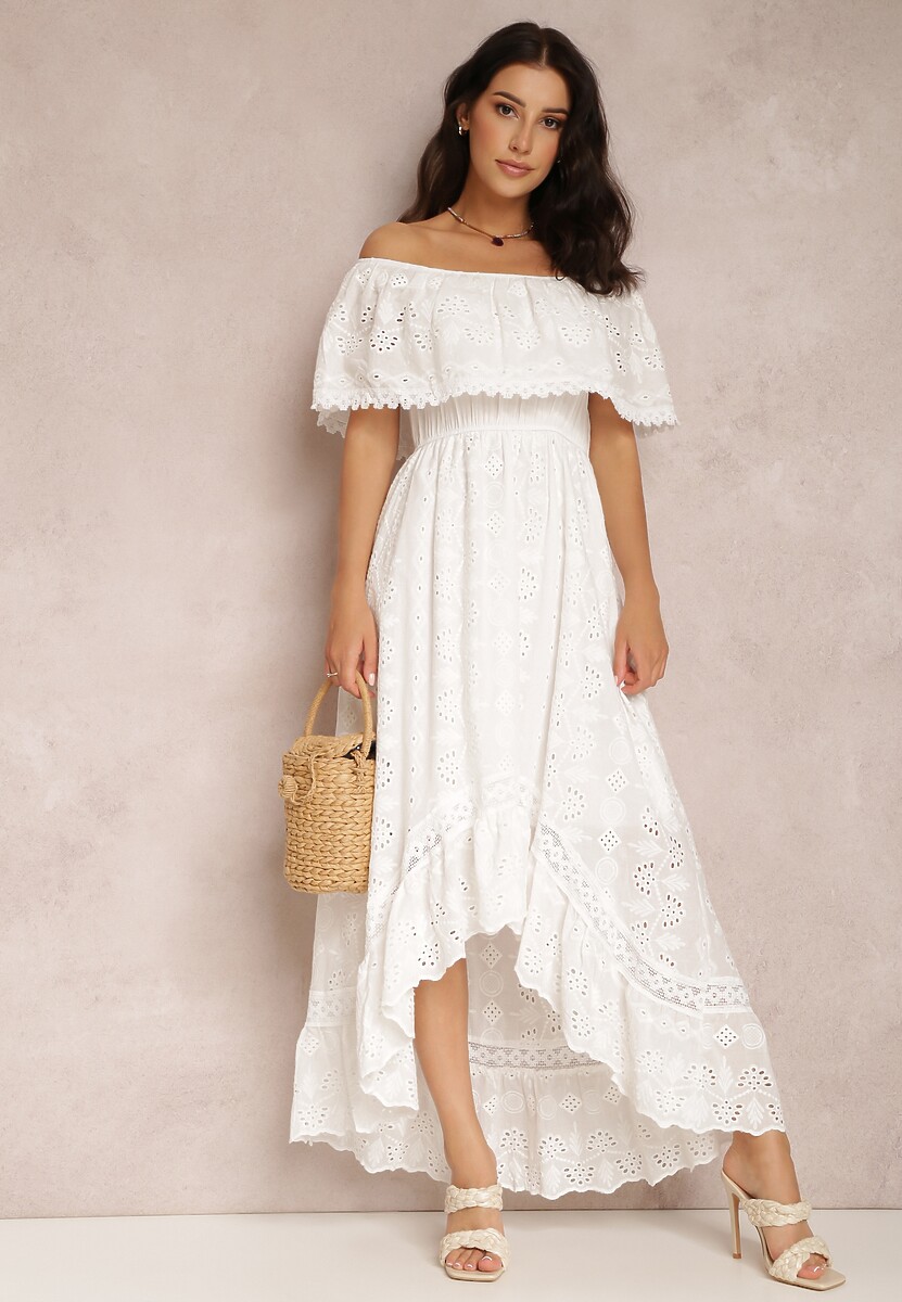 Biała Sukienka Prisilis