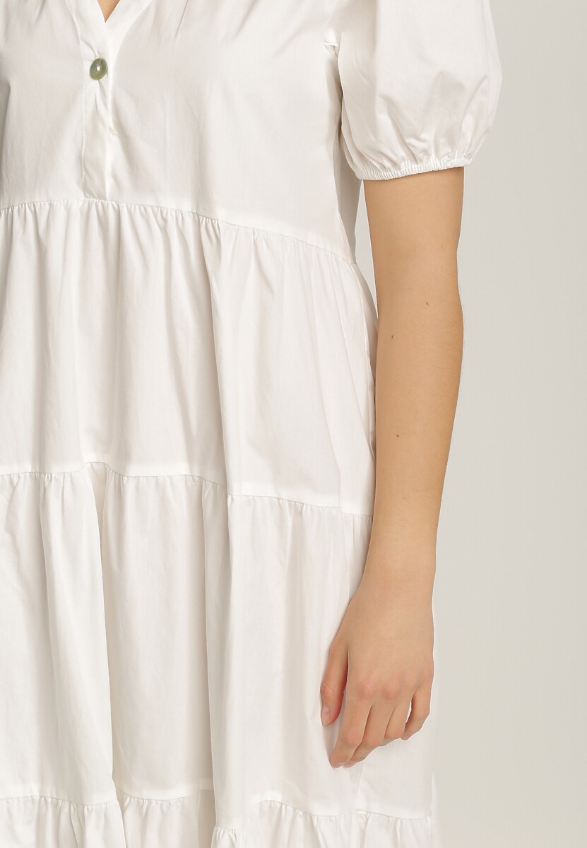 Biała Sukienka Sinaxise