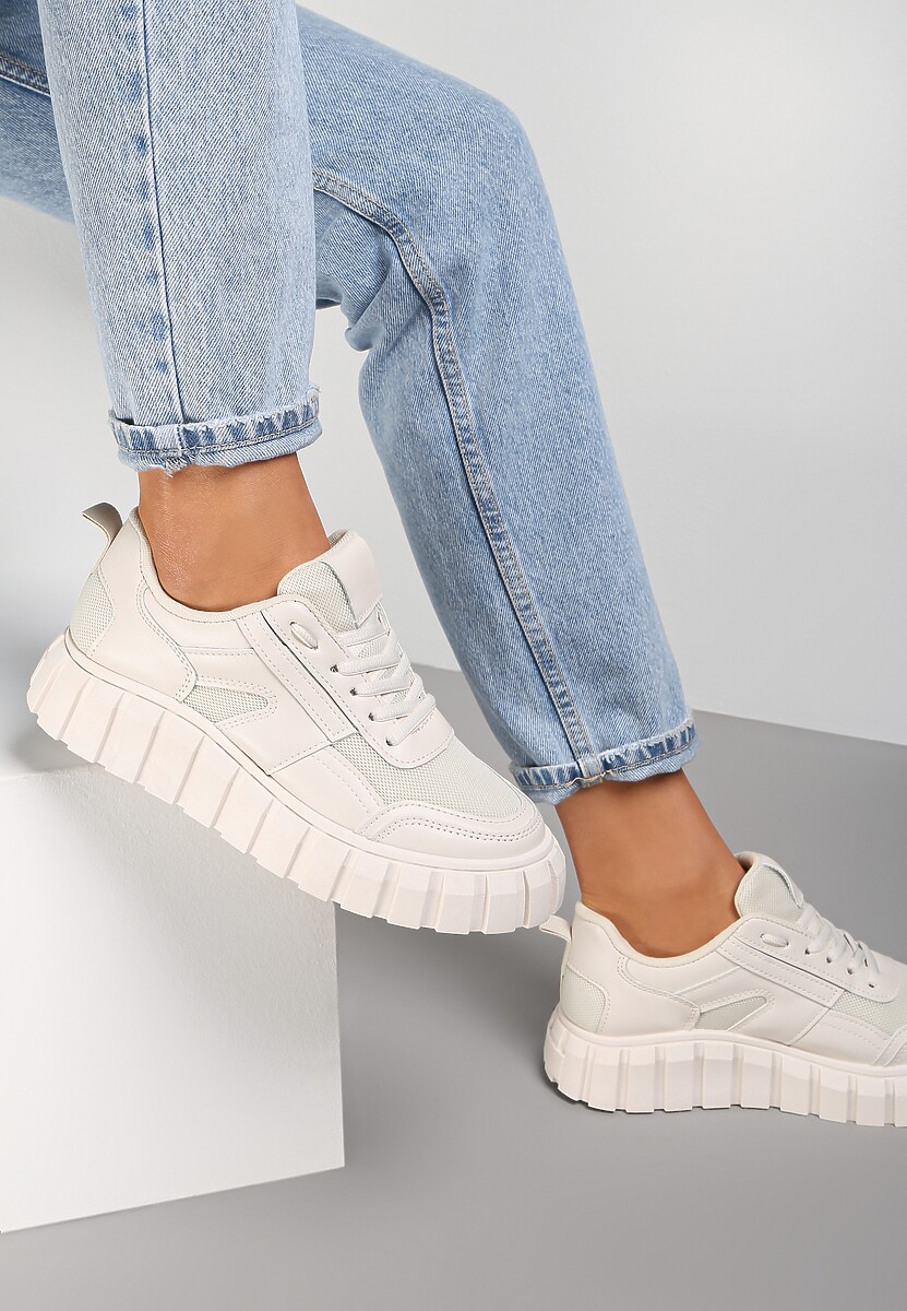 Beżowe Sneakersy Aethirise 2