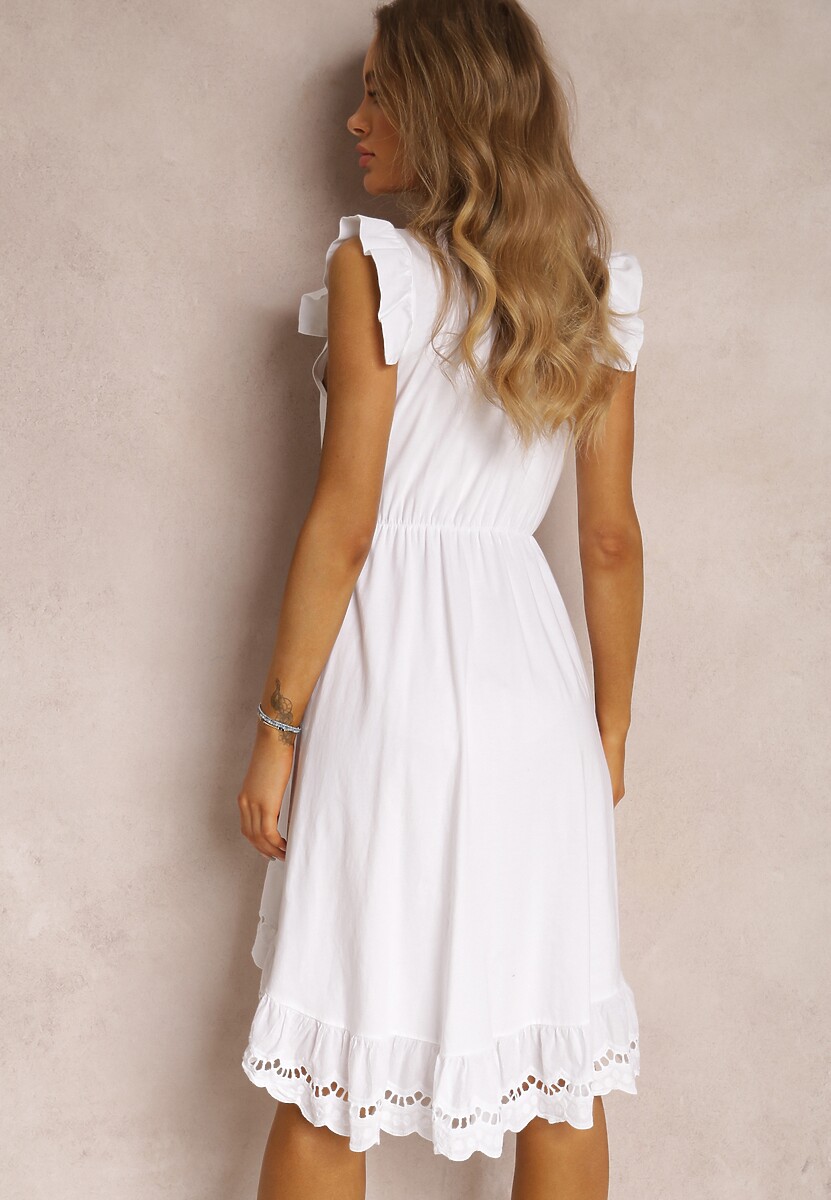 Biała Sukienka Sirelle