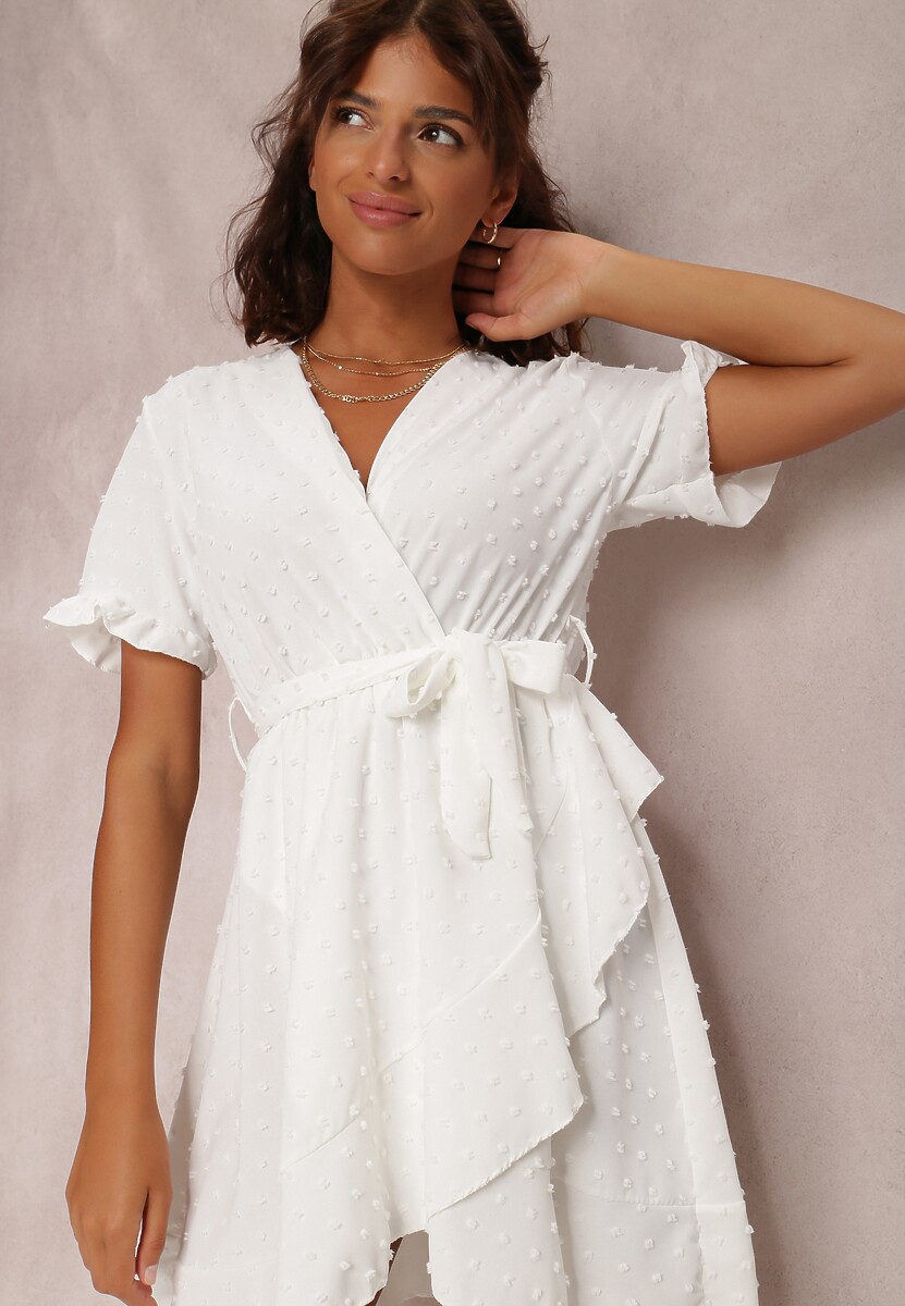 Biała Sukienka Fontamere