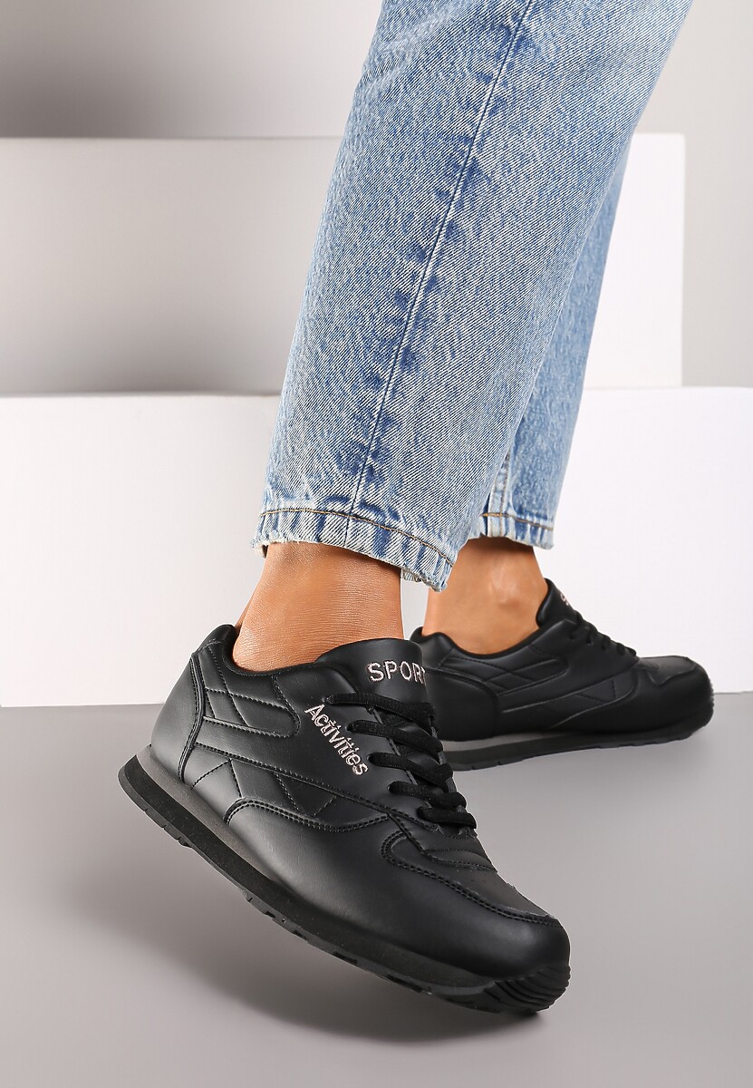 Czarne Buty Sportowe na Piankowej Podeszwie Zakiria 3