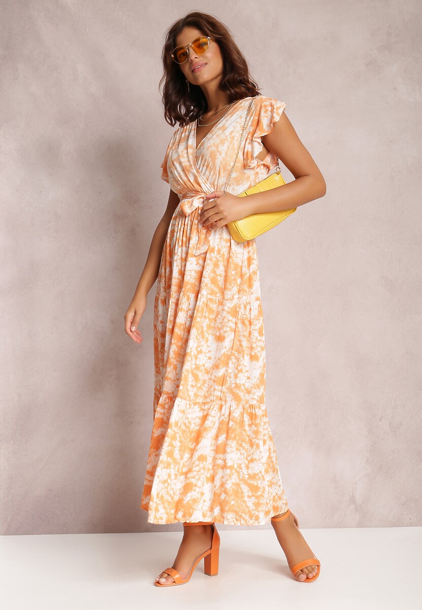 Pomarańczowa Sukienka Donog