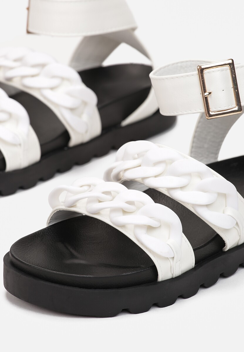 Białe Sandały Kersin