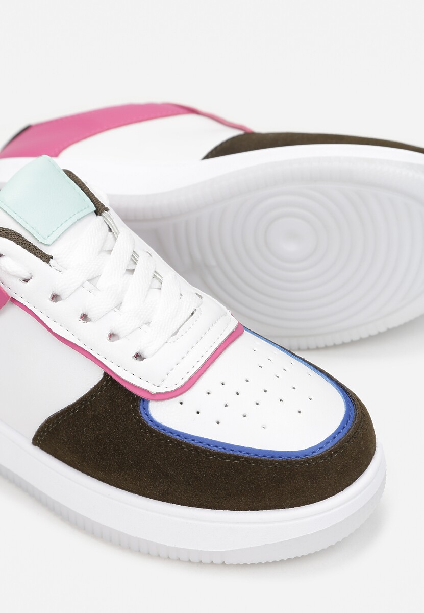 Biało-Różowe Sneakersy Dusna