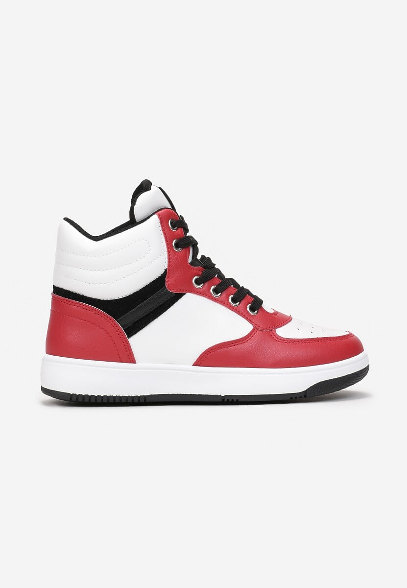Biało-Czerwone Sneakersy Egolis
