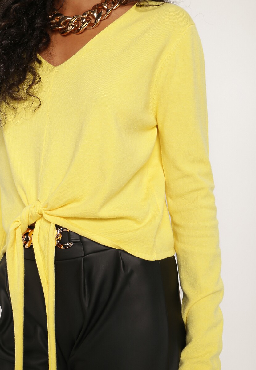 Żółty Sweter Serrulla