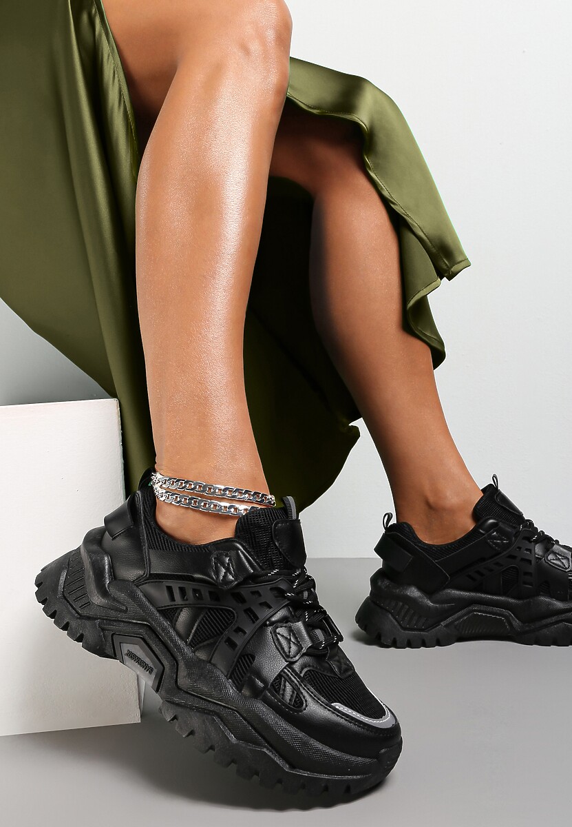 Czarne Sneakersy Zaphreal 1