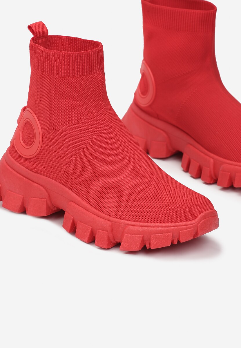 Czerwone Sneakersy Assuh