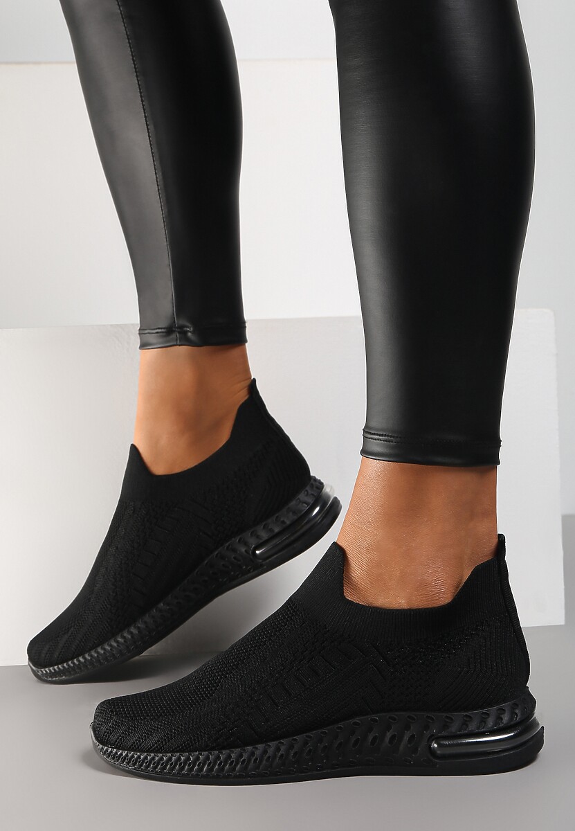 Czarne Buty Sportowe Eudenia 1