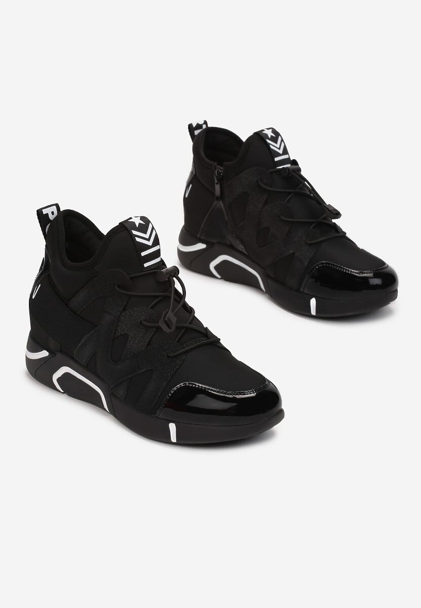 Czarne Sneakersy Iphora
