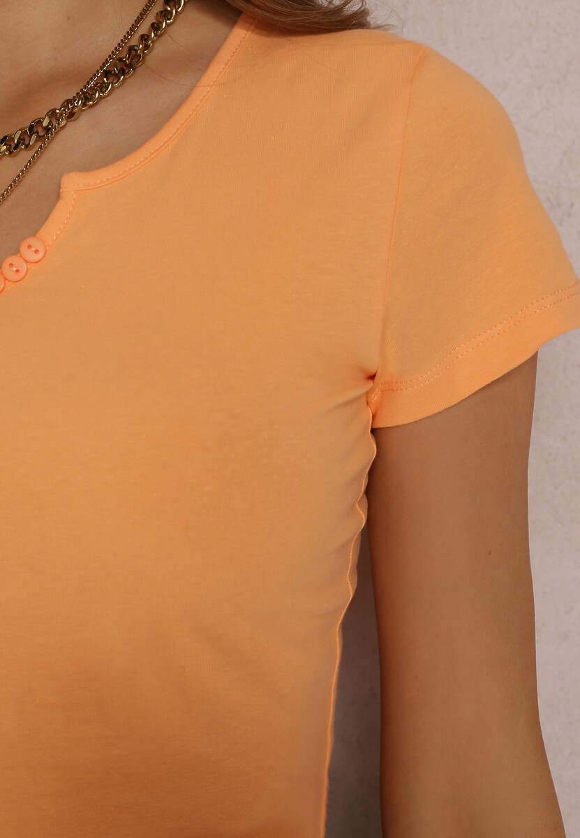 Pomarańczowy T-shirt Amarhyse