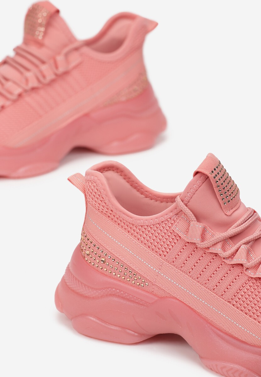 Różowe Sneakersy Pherinna