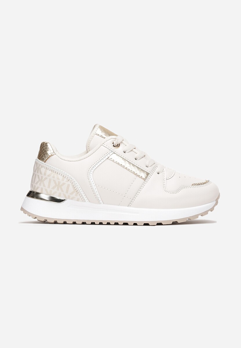 Beżowe Sneakersy Theseia 3