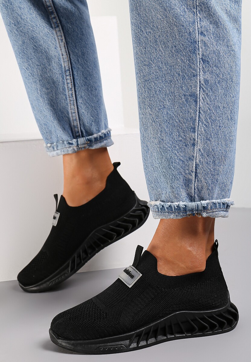 Czarne Buty Sportowe Meneimon 1