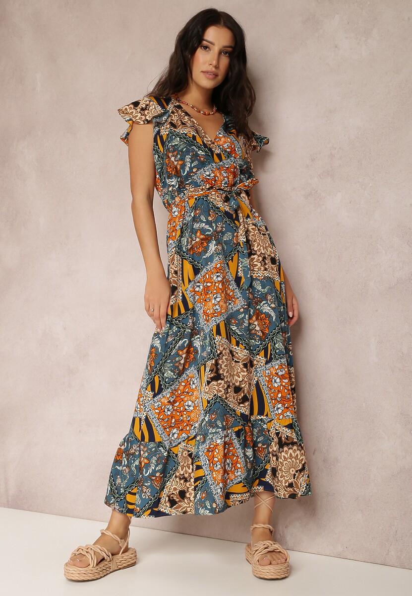 Rochie Albastru-Închis-Verde Posius 1