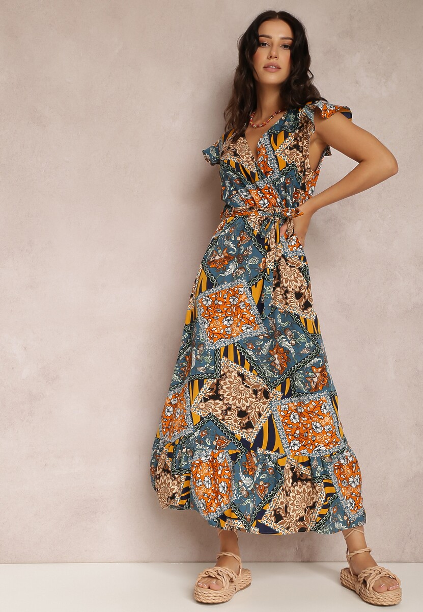 Rochie Albastru-Închis-Verde Posius 2