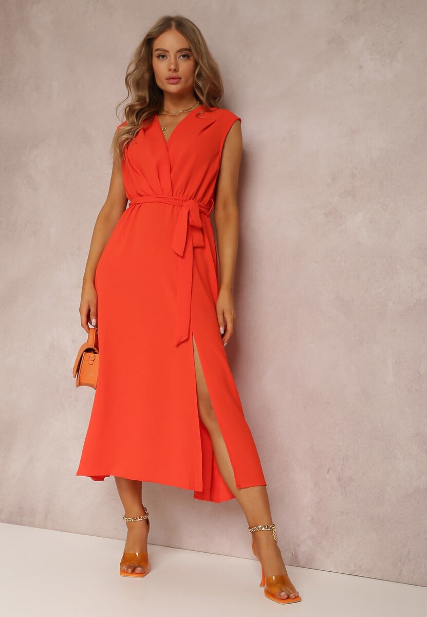 Pomarańczowa Sukienka Sofrysios