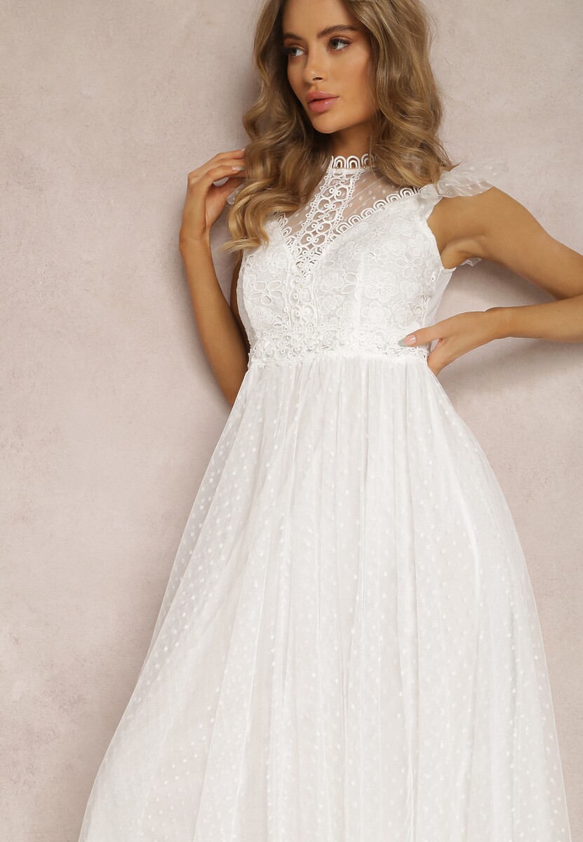 Biała Sukienka Canissa