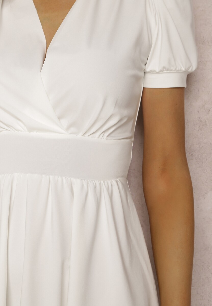Biała Sukienka Agamia