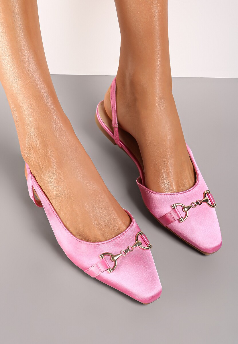 Różowe Sandały Rhodaia