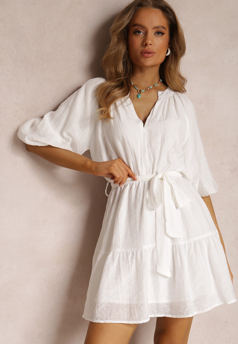 Biała Sukienka Kharon