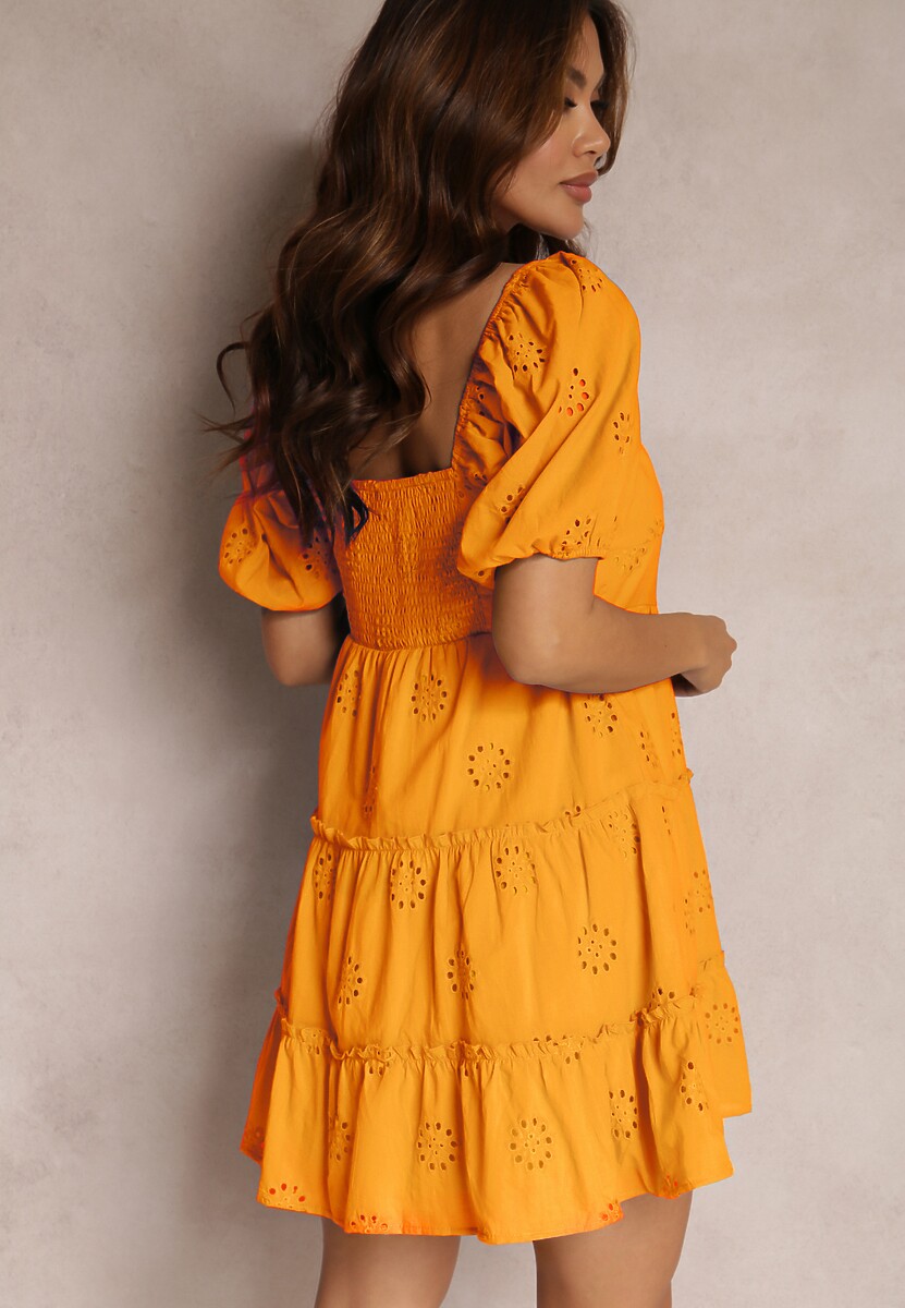 Pomarańczowa Sukienka Rhodane