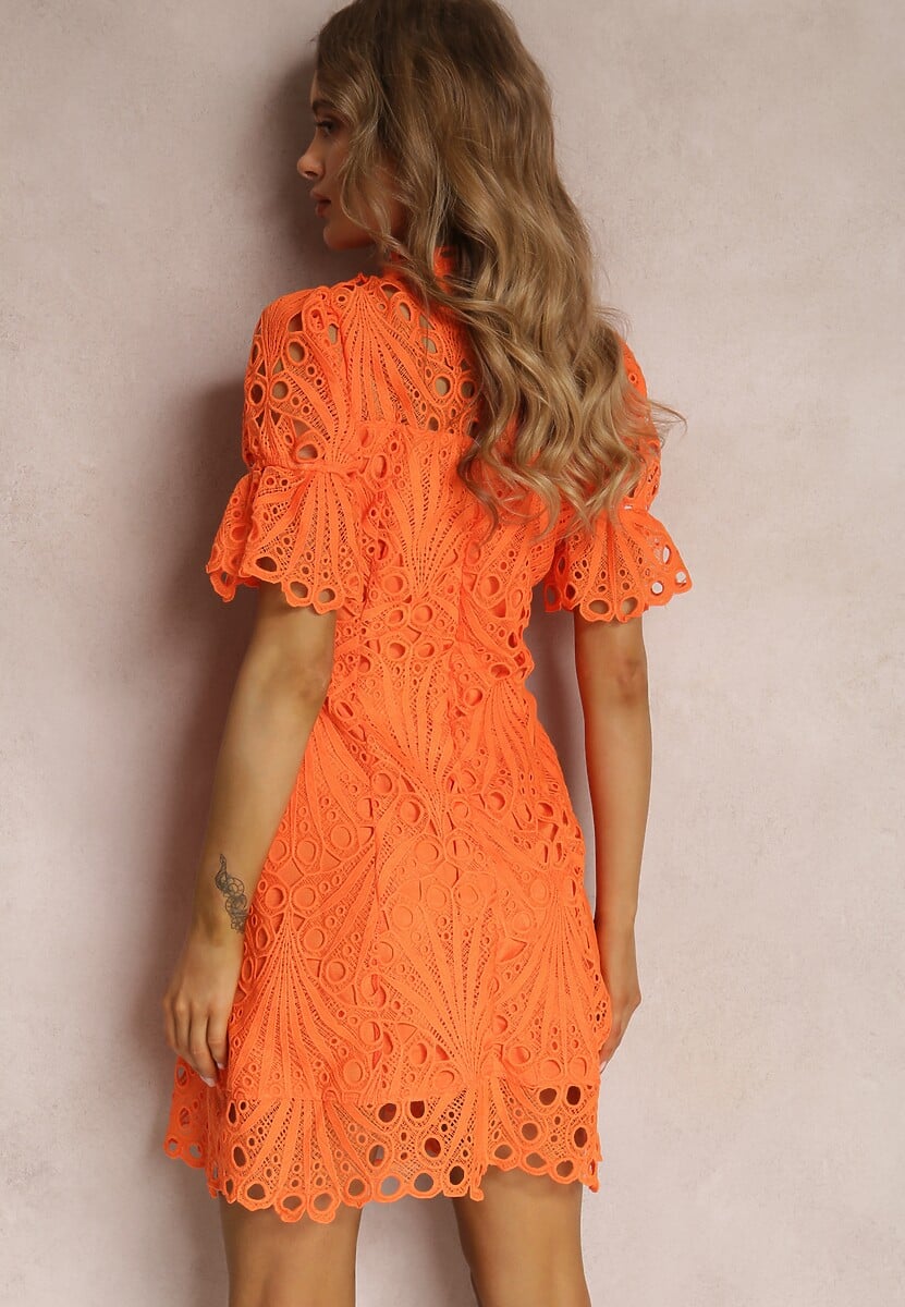 Pomarańczowa Sukienka Aeryse